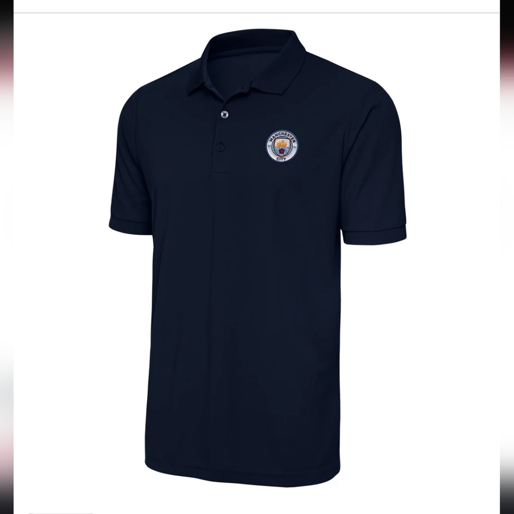 Manchester City Navy Blue Polo Shirt Men's Size XL